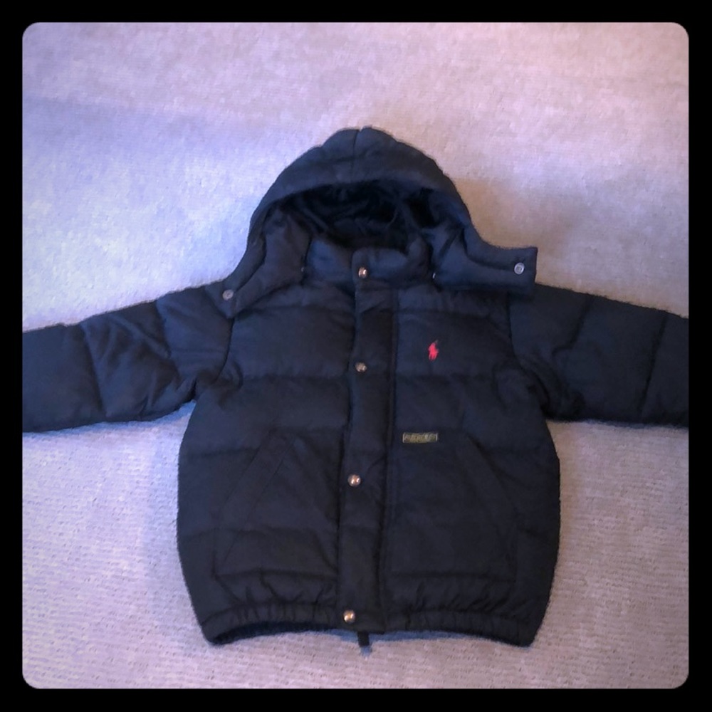 Polo by Ralph Lauren navy down puffer coat 3T